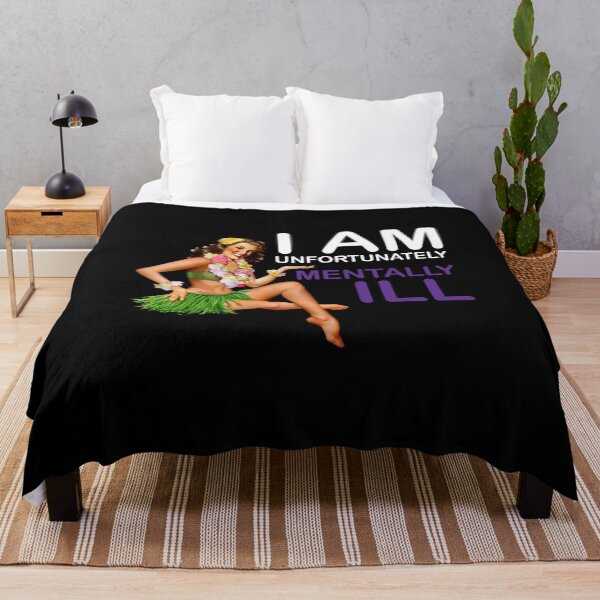 Item preview, Vintage Woman: I am Unfortunately Mentally Ill designed and sold by SomeDesignThing.