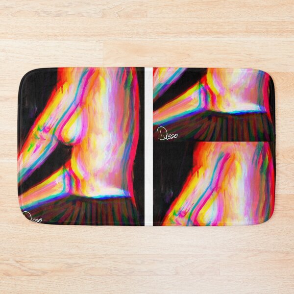 Item preview, chromatic side view of a woman, introspective portrait designed and sold by dusso.