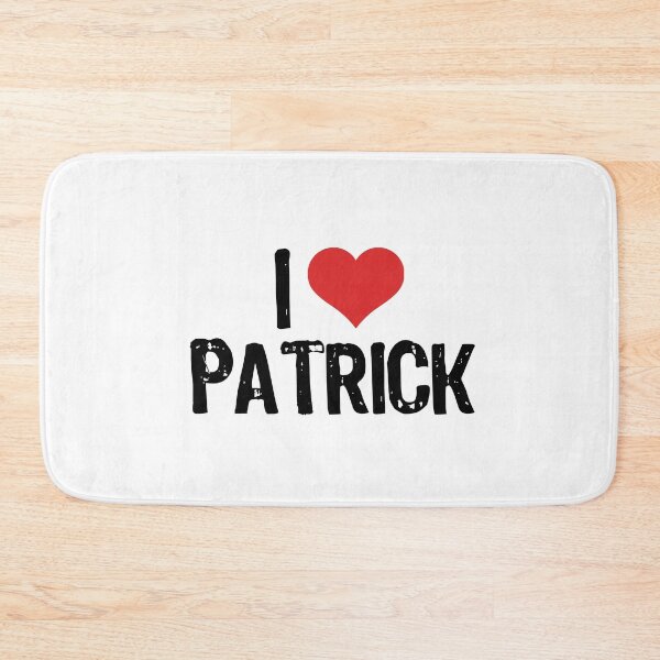 Item preview, I Love Patrick designed and sold by The "I Love Everything" Shop.