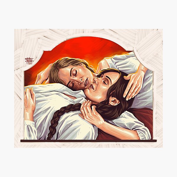 annes in bed Photographic Print