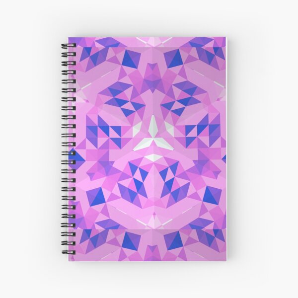 Purple Diamonds Spiral Notebook