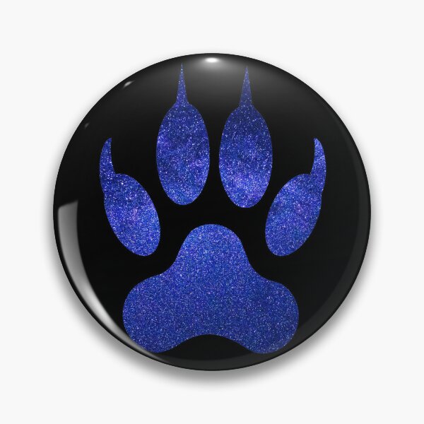 Item preview, Denim Blue Wolf Paw Galaxy designed and sold by MMwolfdogden.
