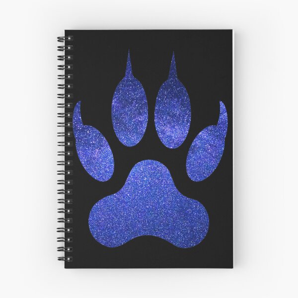 Item preview, Denim Blue Wolf Paw Galaxy designed and sold by MMwolfdogden.