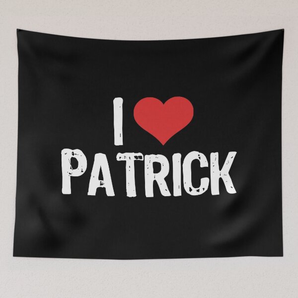 Item preview, I Love Patrick designed and sold by The "I Love Everything" Shop.