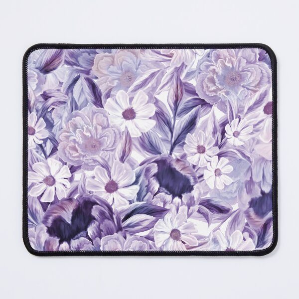 Item preview, Elegant  and classy purple and White Liliac Bloom pattern Throw  pillow  gift for wife gift for gilfriend gift for flower lovers . designed and sold by GhostAmine.