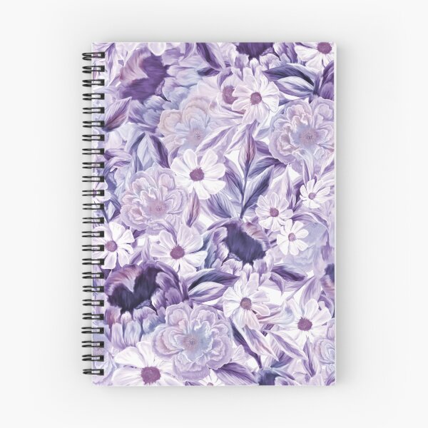 Item preview, Elegant  and classy purple and White Liliac Bloom pattern Throw  pillow  gift for wife gift for gilfriend gift for flower lovers . designed and sold by GhostAmine.