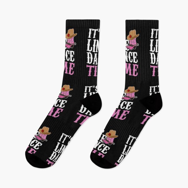 Item preview, It's Line Dance Time Line Dancing Cowgirl designed and sold by theshirtinator.