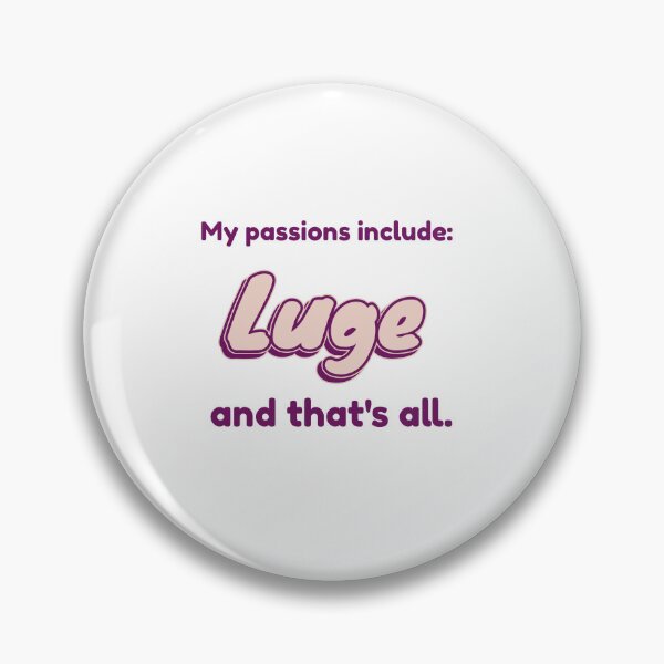 Item preview, Luge is my passion designed and sold by cooldesignsalot.