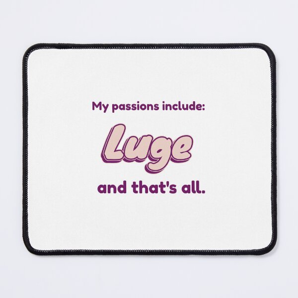 Item preview, Luge is my passion designed and sold by cooldesignsalot.
