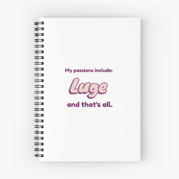 Item preview, Luge is my passion designed and sold by cooldesignsalot.