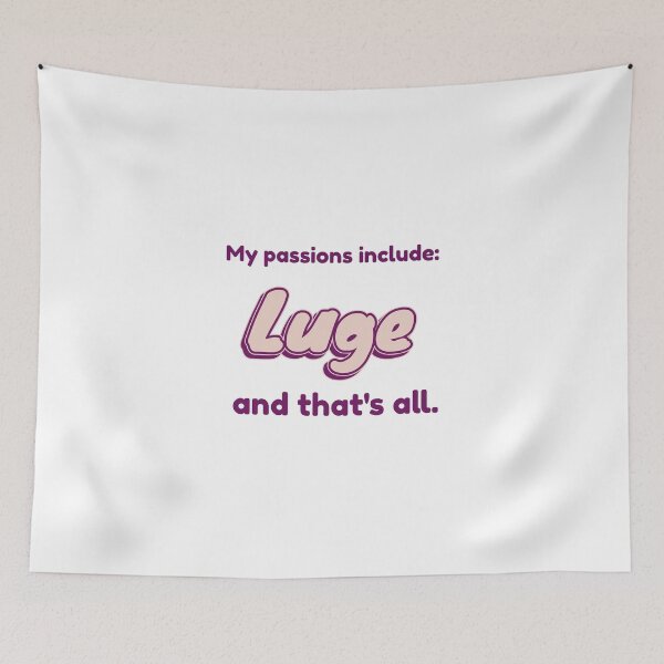 Item preview, Luge is my passion designed and sold by cooldesignsalot.