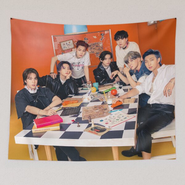 Item preview, BTS Butter Desk All Members designed and sold by BTSgarden.