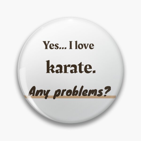 Item preview, I love Karate designed and sold by cooldesignsalot.