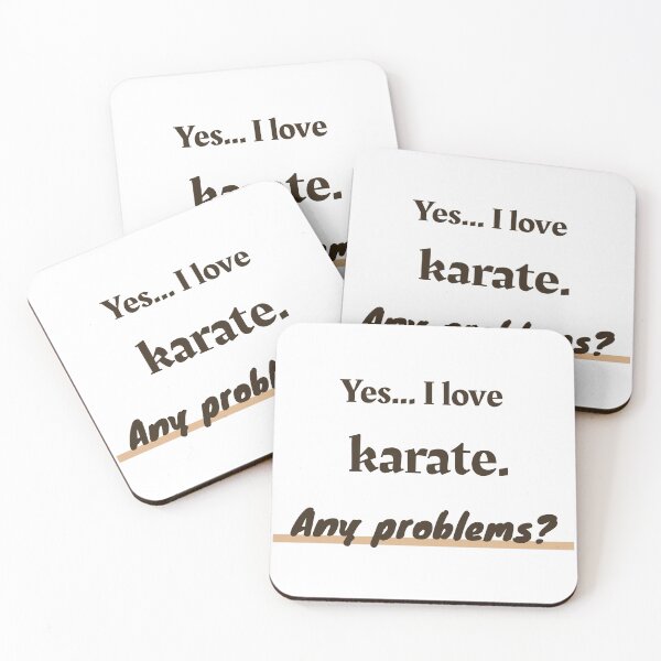 Item preview, I love Karate designed and sold by cooldesignsalot.