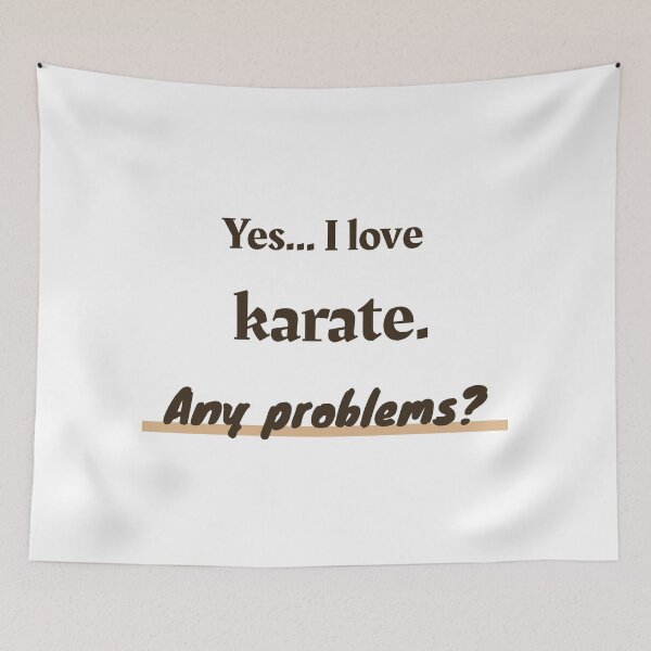 Item preview, I love Karate designed and sold by cooldesignsalot.