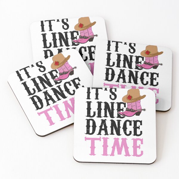 Item preview, It's Line Dance Time Line Dancing Cowgirl designed and sold by theshirtinator.