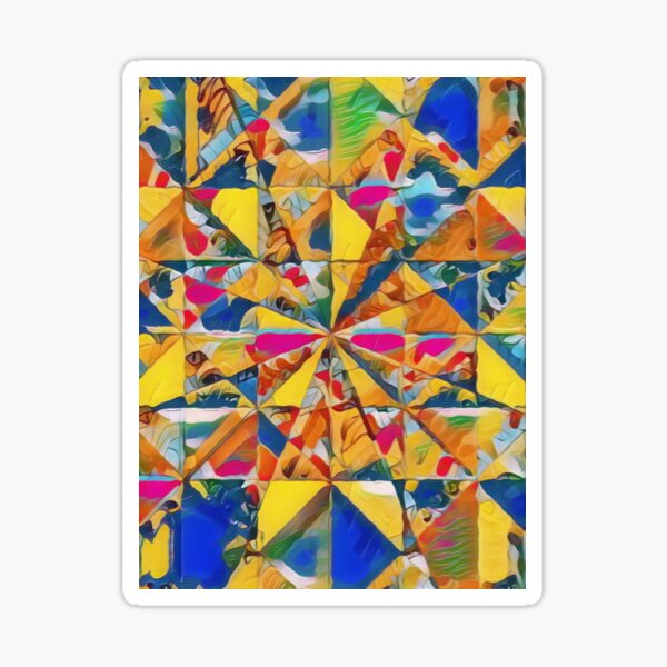 Church window stained glass paint swirl Wonderful abstract Colorful star  explosion  Greeting Card for Sale by weird83