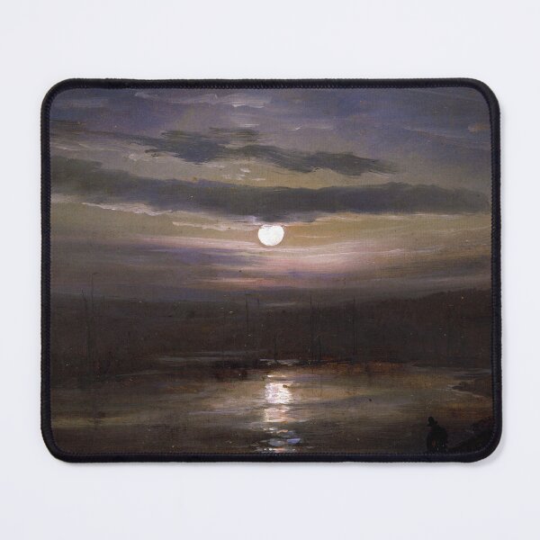 Item preview, The Elbe in Moonlight by Johan Christian Dahl (1846) designed and sold by allhistory.