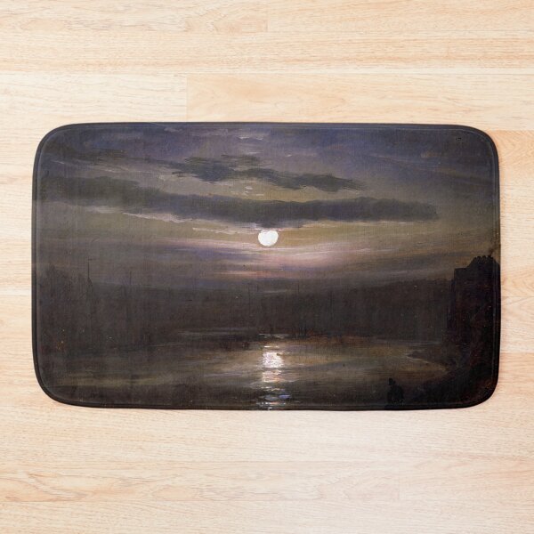 Item preview, The Elbe in Moonlight by Johan Christian Dahl (1846) designed and sold by allhistory.