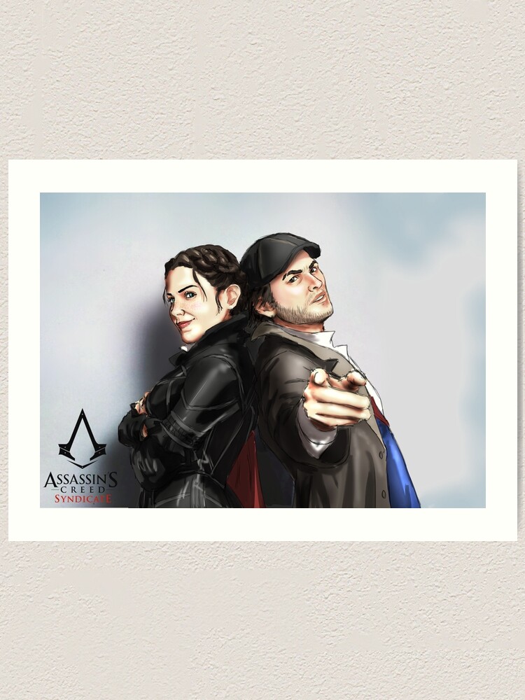 evie and jacob frye art print by missainley redbubble