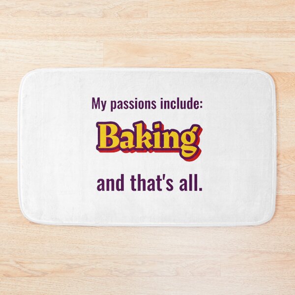 Item preview, Baking is my passion designed and sold by cooldesignsalot.
