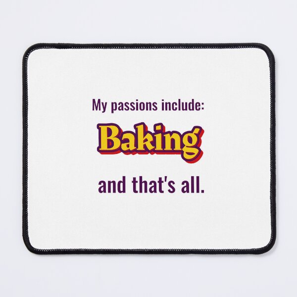 Item preview, Baking is my passion designed and sold by cooldesignsalot.