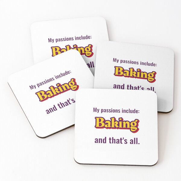 Item preview, Baking is my passion designed and sold by cooldesignsalot.