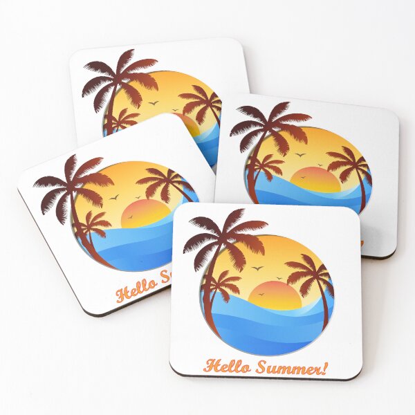 Item preview, sunset hello summer designed and sold by designsmaster99.