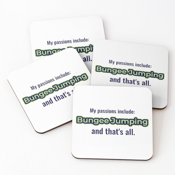 Item preview, Bungee Jumping is my passion designed and sold by cooldesignsalot.