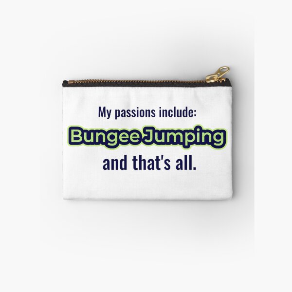 Item preview, Bungee Jumping is my passion designed and sold by cooldesignsalot.