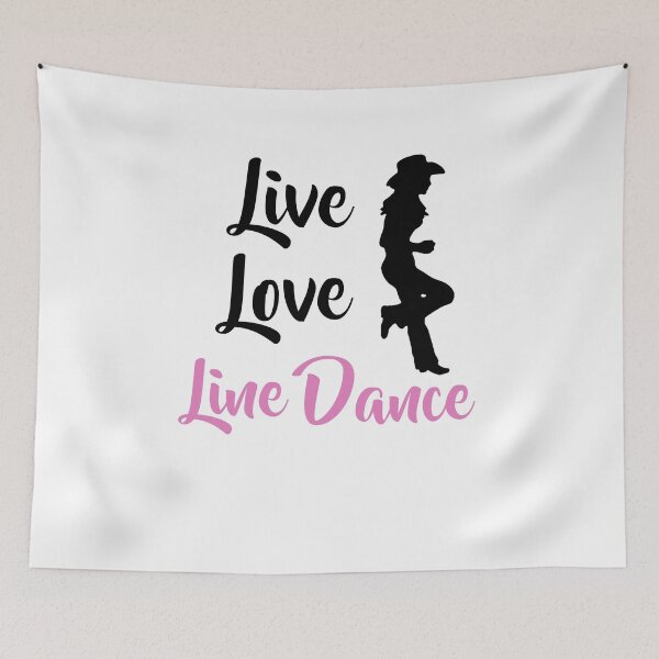 Item preview, Live Love Line Dance Cowgirl designed and sold by theshirtinator.