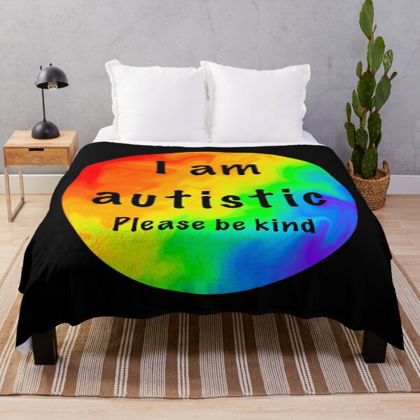 Item preview, I am autistic, Please be kind — planet designed and sold by Fantistic  on Redbubble.