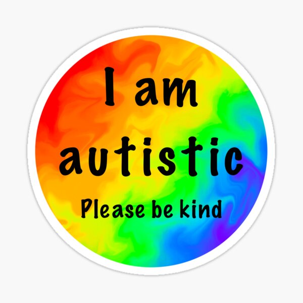 Item preview, I am autistic, Please be kind — planet designed and sold by Fantistic  on Redbubble.