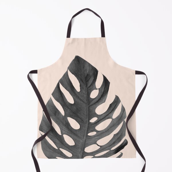 Item preview, Beige Nude Black Monstera Leaf Tropical designed and sold by Tropical Arts.