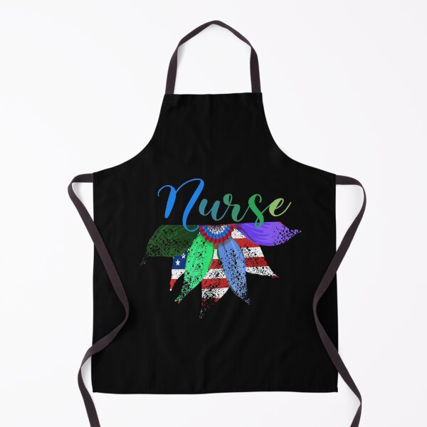 Item preview, American Flag Sunflower Nurse designed and sold by boyastore.
