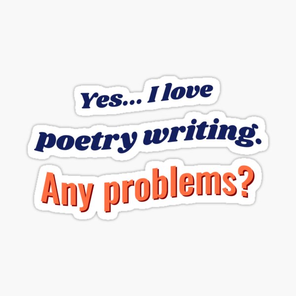 Item preview, I love Poetry Writing designed and sold by cooldesignsalot.