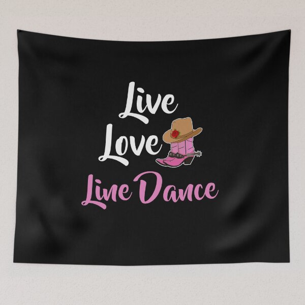 Item preview, Live Love Line Dance Western Boots designed and sold by theshirtinator.