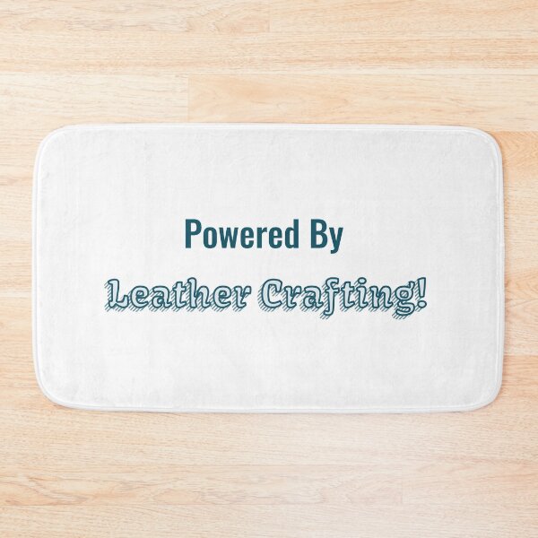 Item preview, Powered By Leather Crafting designed and sold by cooldesignsalot.