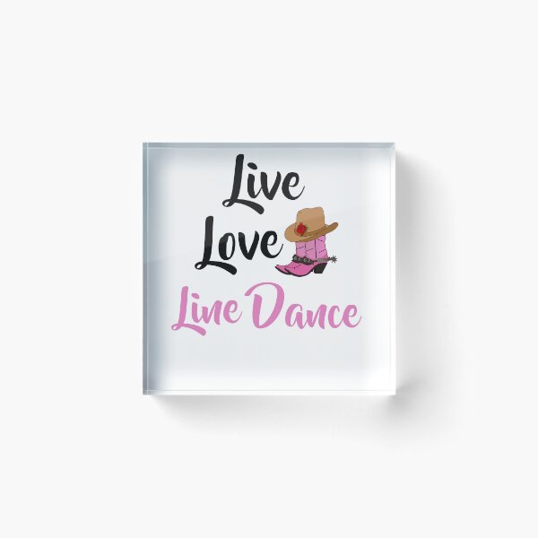 Item preview, Live Love Line Dance Western Boots designed and sold by theshirtinator.