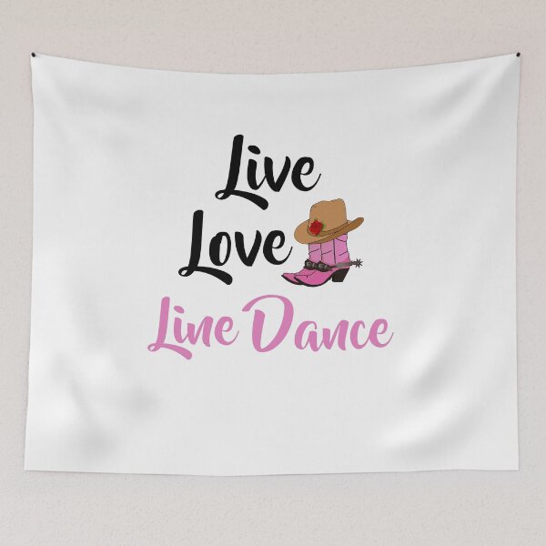 Item preview, Live Love Line Dance Western Boots designed and sold by theshirtinator.