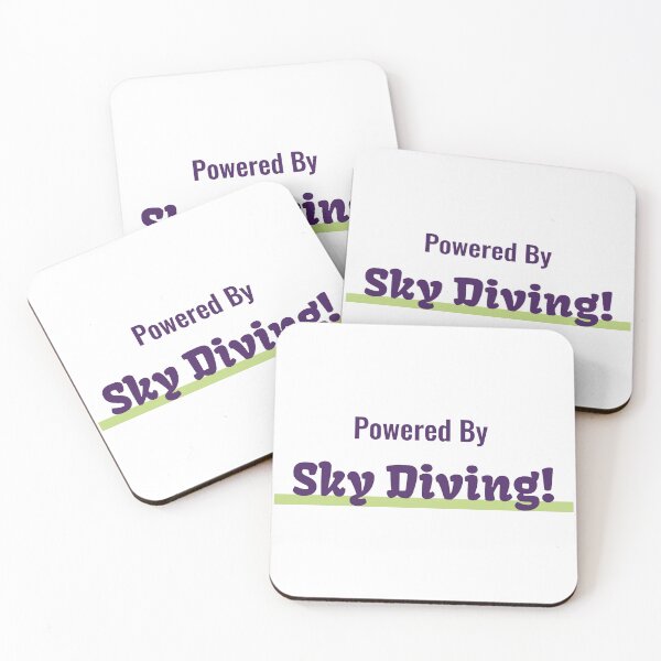 Item preview, Powered By Sky Diving designed and sold by cooldesignsalot.