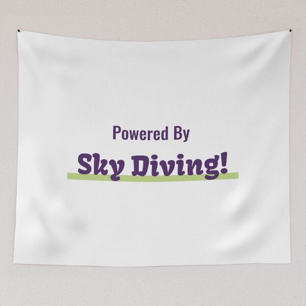 Item preview, Powered By Sky Diving designed and sold by cooldesignsalot.
