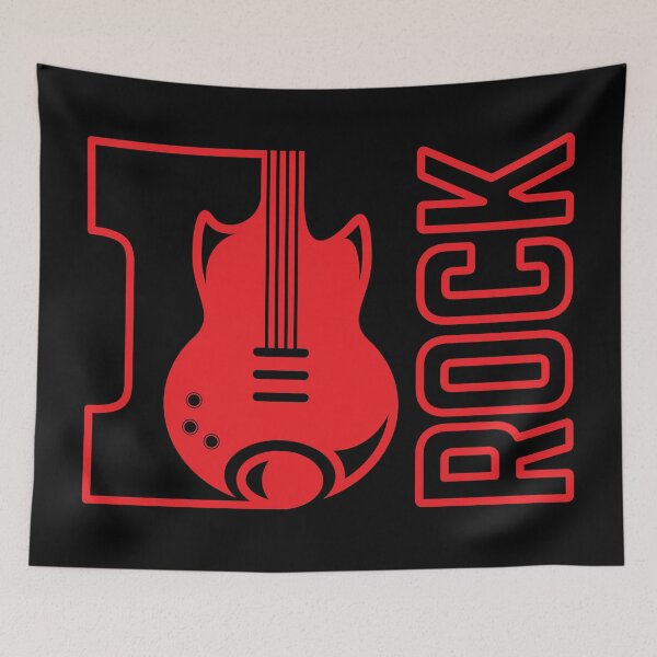 Item preview, I Love Rock | Punk Rock | Red  designed and sold by DKdesigns27.
