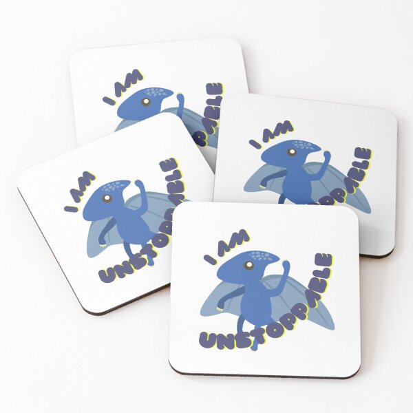 Item preview, COOL MOTIVATIVED DINO - BLUE designed and sold by Kinkalow.