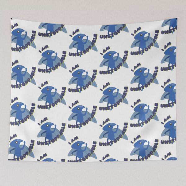 Item preview, COOL MOTIVATIVED DINO - BLUE designed and sold by Kinkalow.