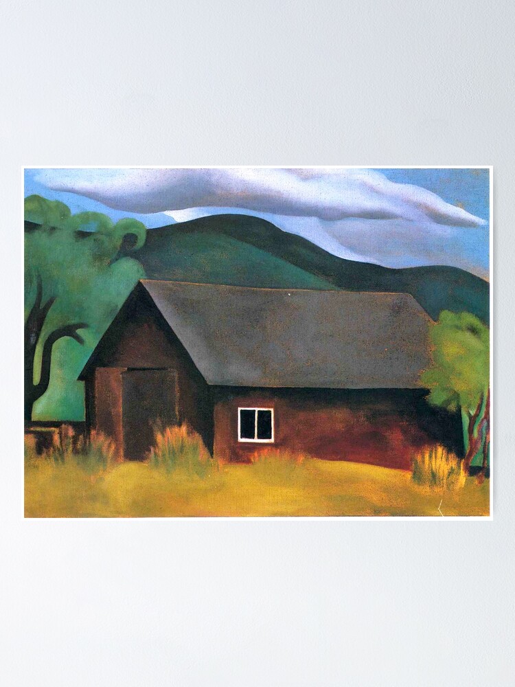 georgia o keeffe barn painting