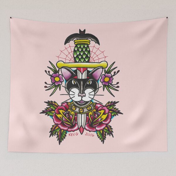 Item preview, Cat Dagger - Art By Kev G designed and sold by ArtByKevG.