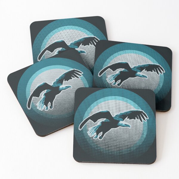 Item preview, Retro Bald Eagle Illustration Poster designed and sold by boholoc0.