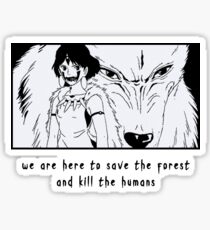 "Princess Mononoke" Studio Ghibli design Sticker