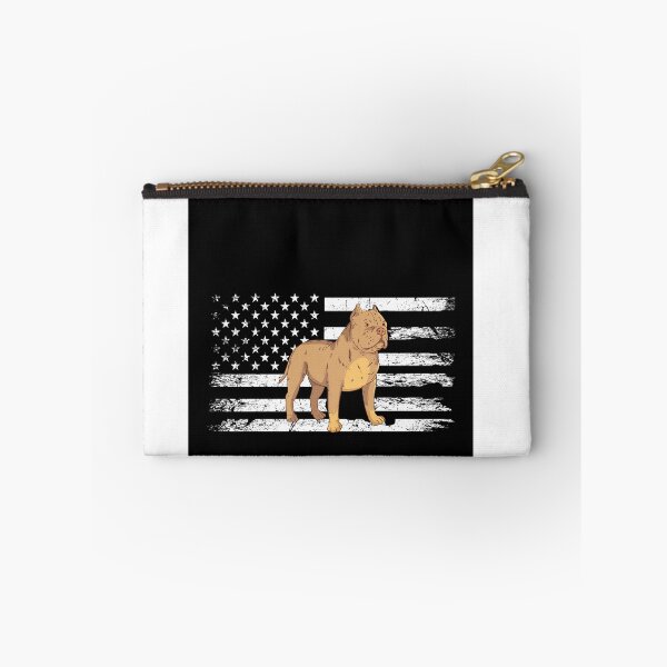 Item preview, Patriotic Americain Pitbull and Americain Flag DOG Mat for entrance gift for mom for dog dad  dog lovers for usa citizens with pitbulls designed and sold by GhostAmine.